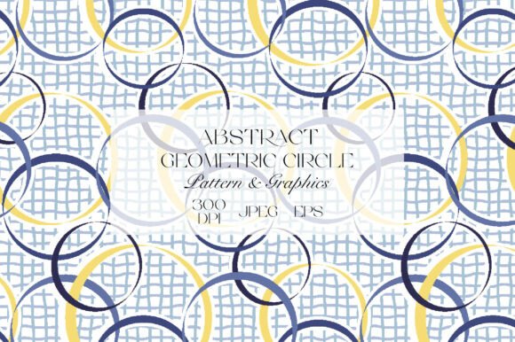 Abstract Geometric Circle Pattern: A Modern Design Essential