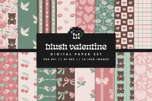 Blush Valentine Digital Paper: A Versatile Resource for Creative and Professional Projects