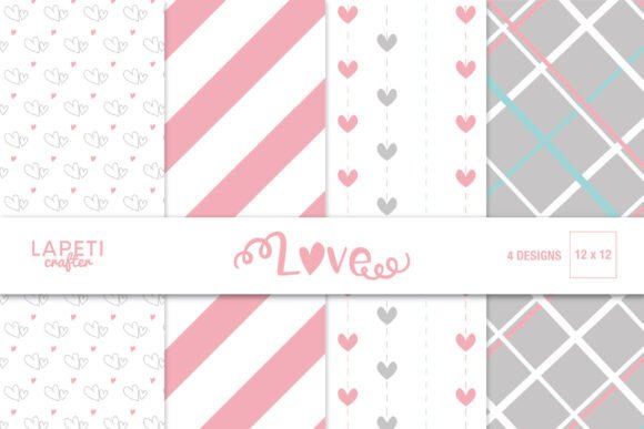 Enhance Your Valentine Projects with the Love Digital Paper Pack