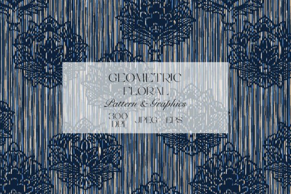Geometric Floral Seamless Pattern: A Modern Twist on Timeless Design