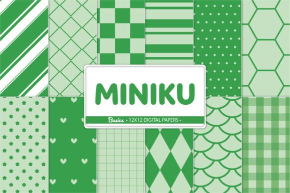 Green Digital Paper Pack: A Sustainable Choice for Creative Projects