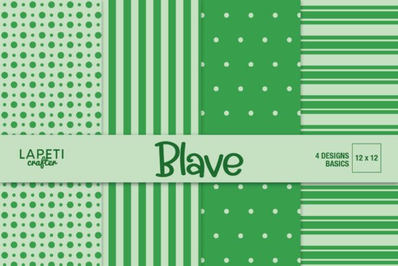 Green Polka Dot Papers