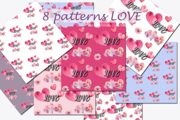 Love Hearts Seamless Pattern Watercolor: A Versatile Design for Creative Expression