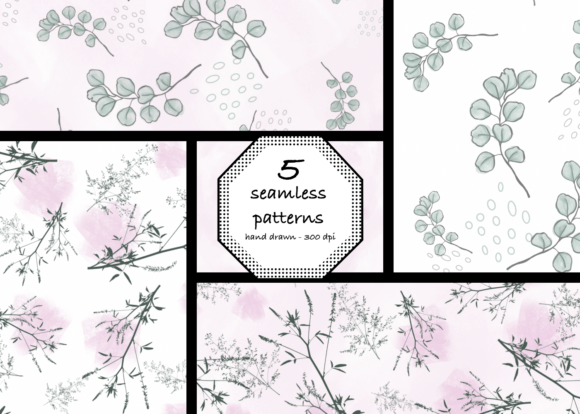 Pastel Stamping - Eucalyptus Fresh Fresia