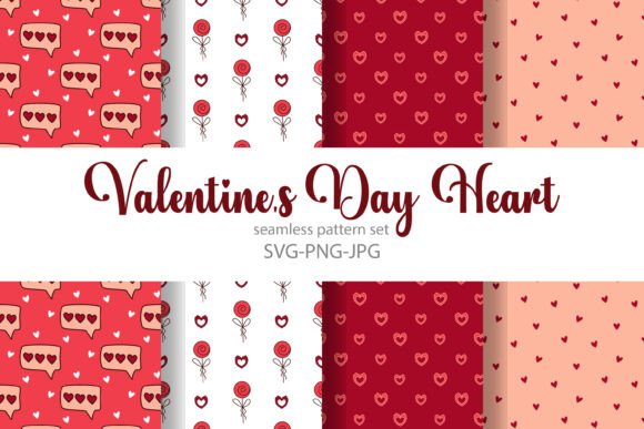 Valentine s Day Heart Seamless Pattern